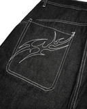 BAGGY SHORTS RAW DENIM