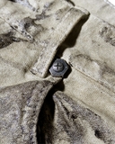 Muddy coated wide pants