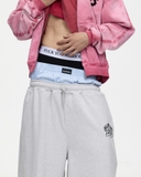 Double waistband shorts