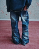 Western Denim Blue Pants