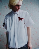 wrinkled poplin short-sleeve Shirts