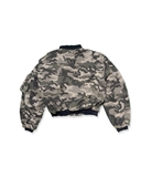 Silver bullet camo bomber