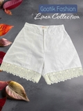 Quần Short Linen Phối Ren Siêu Đẹp thương hiệu GOOTIK FASHION - QSW013