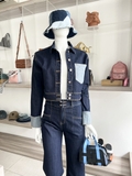 Set Navy Nữ Áo Khoác Croptop Và Quần Suông Ống Rộng Loe Nhẹ Cao Cấp - GOOTIKFASHION-M5