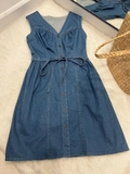 Đầm Denim Thắt Eo Gootik FS