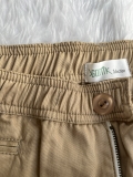 Quần Short Nam Lưng Thun màu vàng Kaki - FS