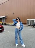 Áo Khoác Jeans Nữ Croptop Cao Cấp- GOOTIKFASHION