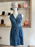Đầm Denim Thắt Eo Gootik FS