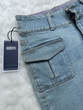 Chân Váy Jeans Ôm Phối Túi