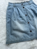 Chan Váy Denim Lưng Chun