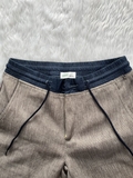 Quần Short Nam Màu Xám phối Vải Jeans Size 31