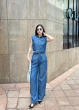 Quần Jeans Lụa Ống Rộng