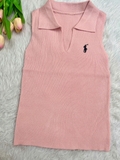Áo Dệt Kim sát nách Polo phong cách Hàn Quốc trẻ trung, thanh lịch