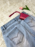 Quần Short Jeans Đắp Chéo Gootik Fashion - Chất Jeans Cotton co giãn thoải mái