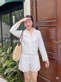 Quần Short Linen Phối Ren Siêu Đẹp thương hiệu GOOTIK FASHION - QSW013