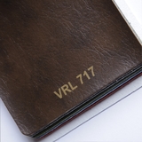 Giả da vân rạn hai màu lì VRL 717 gỗ sồi