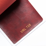 Giả da vân rạn hai màu lì VRL 728 đỏ đậm