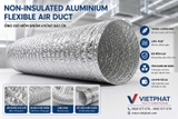 Non-Insulated Aluminium Flexible Air Duct Chính Hãng