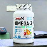 Viên Uống Bổ Sung Dầu Cá Amix Omega-3 + Vitamins D3, K2 & E 90 viên