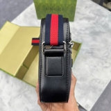 Túi Đựng ĐT Gucci Đen Da Thật