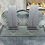 Balo LV Backpack Washes Denim Da Bê