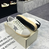 Golden Goose Super Star Nhũ Gót Đen