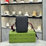 Túi Đựng ĐT Gucci Đen Da Thật