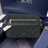 Túi Dior Safari Messenger Bag Black Đen Da Thật