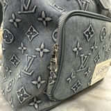 Balo LV Backpack Washes Denim Da Bê