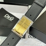 Dây Lưng Dolce & Gabbana Khoá Vuông Da Thật