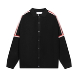 Áo Nỉ Thom Brown Có Cổ Black