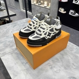 Louis Vuittion LV Skate Grey White Da Thật