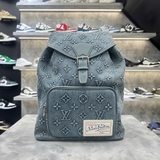 Balo LV Backpack Washes Denim Da Bê