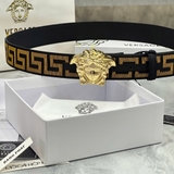 Dây Lưng Versace Dây Hoạ Tiết La Mã Da Thật