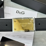 Dây Lưng Dolce & Gabbana Khoá Vuông Da Thật