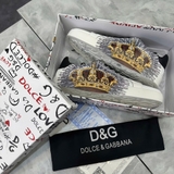 Giày Nam Dolce & Gabbana Portofino 'Laurel And Crown' Vương Miện