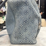 Balo LV Backpack Washes Denim Da Bê