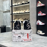 Giày Nam Dolce & Gabbana Portofino 'White Black' Đế Chữ