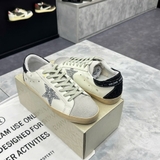 Golden Goose Super Star Nhũ Gót Đen