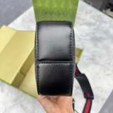Túi Đựng ĐT Gucci Đen Da Thật
