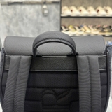 Balo Nam Da Thật Dior Saddle Backpack Black