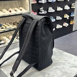 Balo Nam Da Thật Dior Saddle Backpack Black