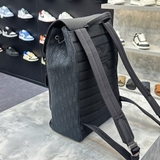 Balo Nam Da Thật Dior Saddle Backpack Black