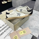 Golden Goose Super Star Nhũ Gót Đen