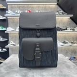 Balo Nam Da Thật Dior Saddle Backpack Black