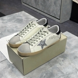 Golden Goose Super Star Nhũ Gót Đen