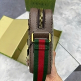 Túi Đựng ĐT Gucci Nâu Da Thật