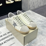 Golden Goose Super Star Nhũ Gót Đen