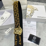 Dây Lưng Versace Dây Hoạ Tiết La Mã Da Thật