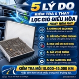 5 lý do kiểm tra và thay lọc gió điều hòa